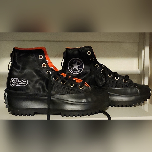 Converse Run Star Hike Hi platform sneakers "it's possible" size women's 7.5 - Picture 2 of 3